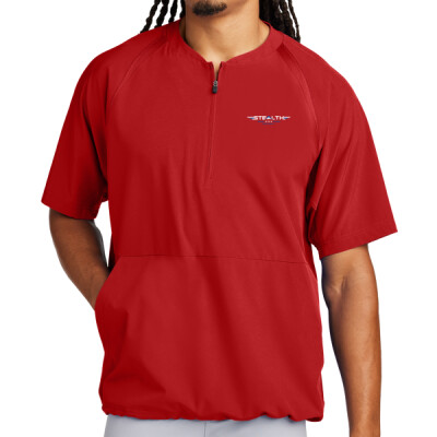 Cage Jacket 1/4 Zip - Red Thumbnail