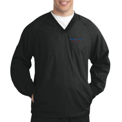 Adult Unisex V-Neck Raglan Wind Shirt Thumbnail