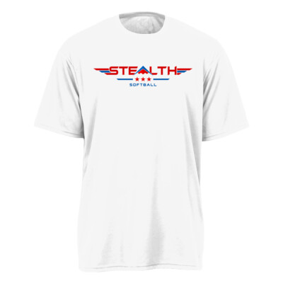 Youth White B-Core Performance Tee Thumbnail