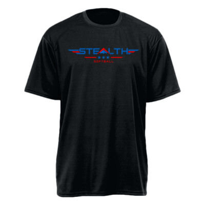 Youth Black B-Core Performance Tee Thumbnail