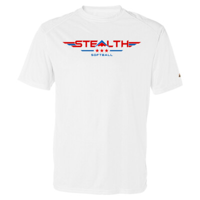 Adult White B-Core Performance Tee Thumbnail