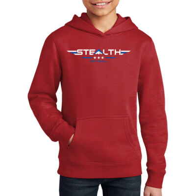 Youth District Red Fleece Hoodie Thumbnail