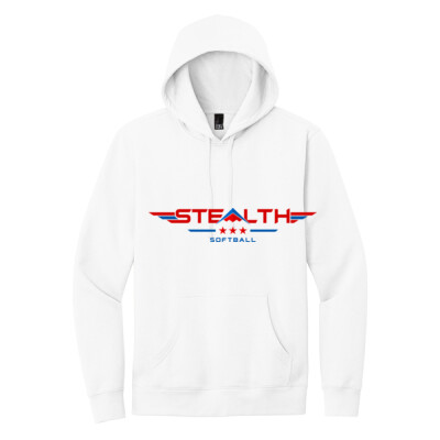 Adult District White Fleece Hoodie Thumbnail